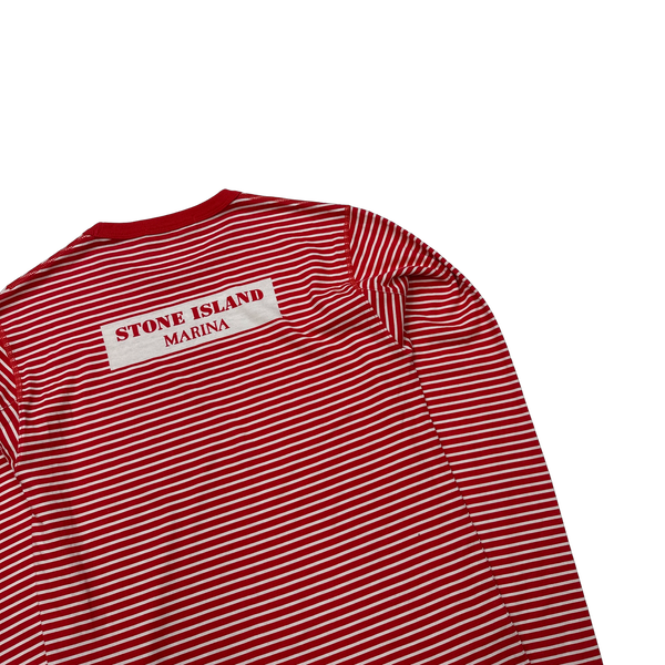 Stone Island 2019 Striped Marina Longsleeve Top - Small