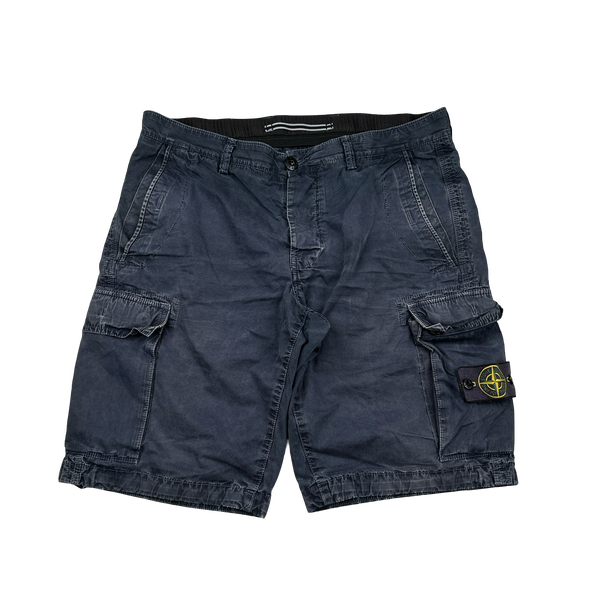 Stone Island 2013 Navy Cargo Shorts - 34"