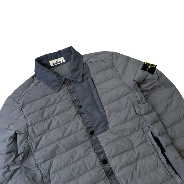 Stone Island 2019 Grey Loom Down Puffer Jacket - Small – Mat's Island