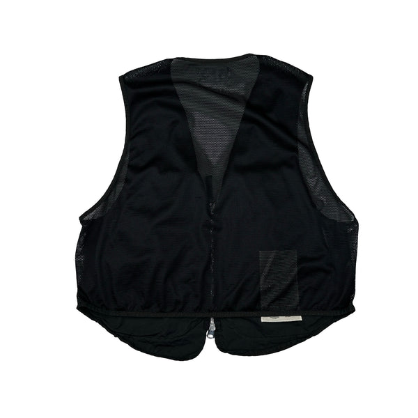 Stone Island 2024 Black David Light-TC Poly Net Gilet - Small