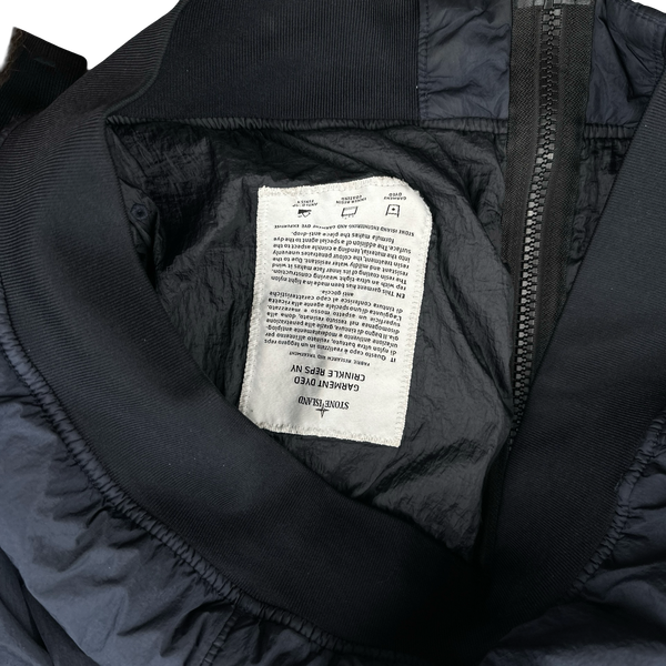 Stone Island 2019 Navy Crinkle Reps NY Jacket - Medium