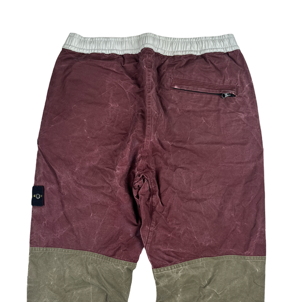 Stone Island Bicolour 2019 Tela Placcata Trousers - 32"