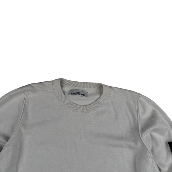 Stone Island 2022 Cream Soft Knit Jumper - Medium