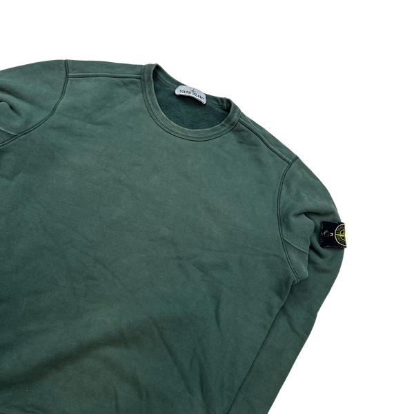 Stone Island 2019 Green Crewneck Sweatshirt - Medium