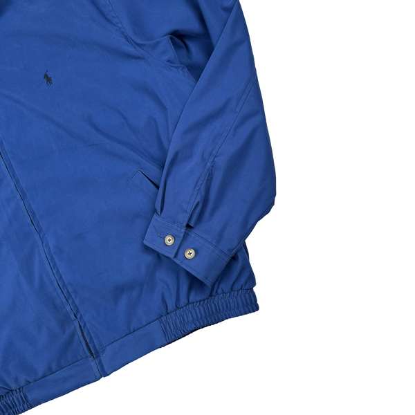 Ralph Lauren Blue Harrington Zipped Quilted Jacket - XL