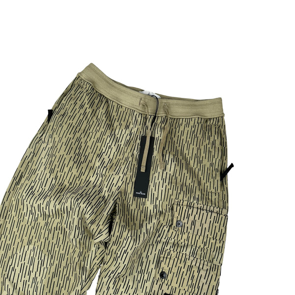 Stone Island 2021 Rain Camo Cargo Joggers - Small