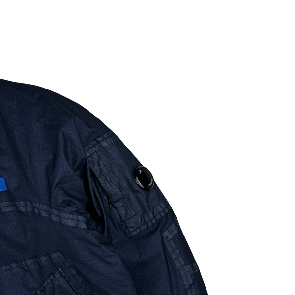 CP Company Blue Gore G-Type Ripstop Down Lined Jacket - Small