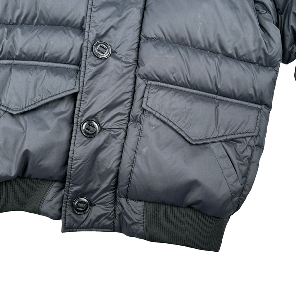 Canada Goose Ventoux Black Down Hooded Jacket - Small