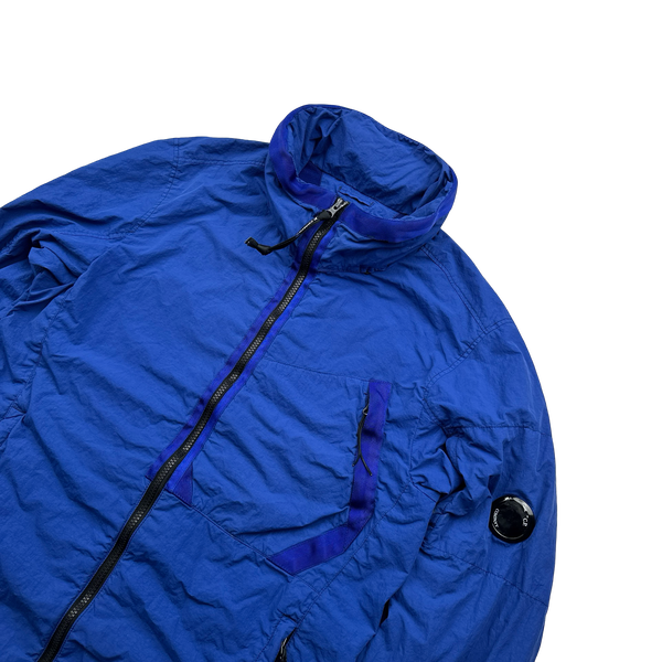 CP Company Blue Flatt Nylon Hooded Jacket - Medium – Mat's Island