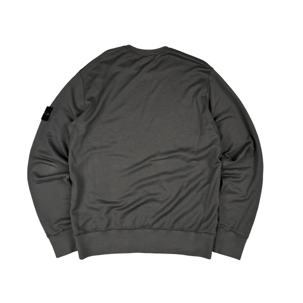 Stone Island 2011 Grey Cotton Crewneck Sweatshirt - Large