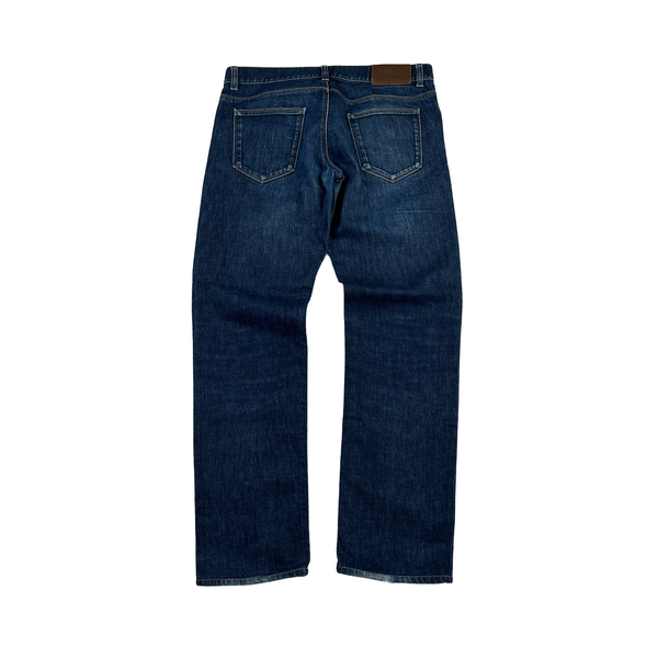 Prada Straight Fit Dark Denim Jeans - Medium