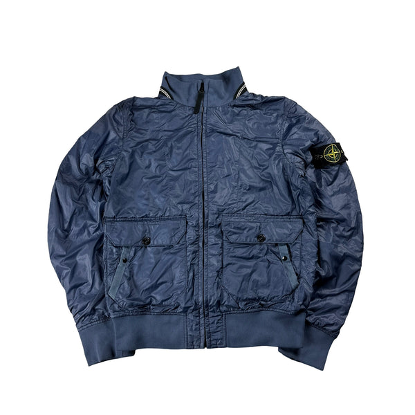 Stone Island Blue Tyveck Micro Rip Stop Jacket - Small – Mat's Island