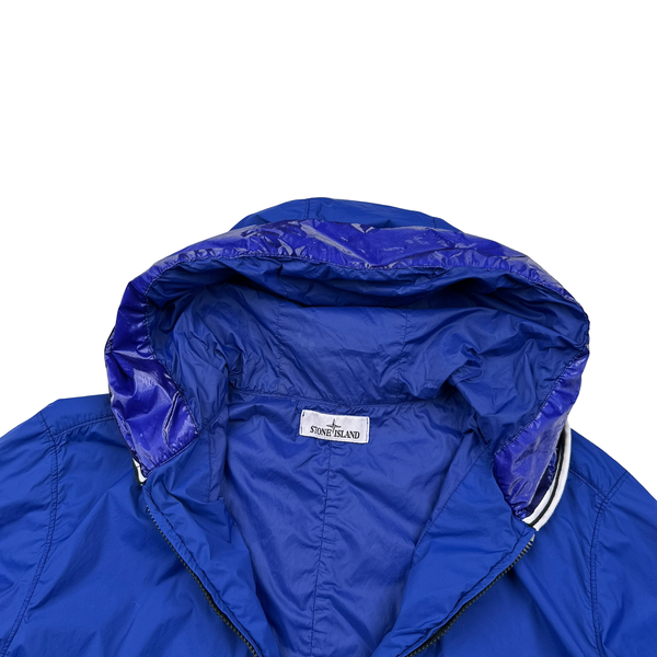 Stone Island 2022 Blue Nylon Skin Touch TC Jacket - Large
