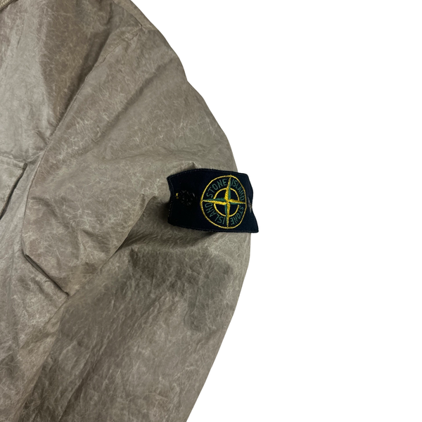 Stone Island 2000 Nylon Paper Laminated Webbing Dutch Rope Lined Jacket - Medium