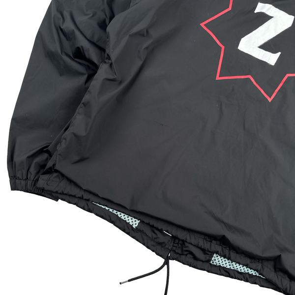 CP Company X GFoot Black Buttoned Lightweight Graphic Lining Z Spellout Lens Viewer Jacket - XL
