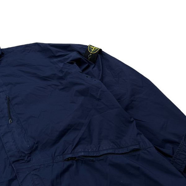 Stone Island 2016 Navy Garment Dyed Performance Tela Jacket - XXL