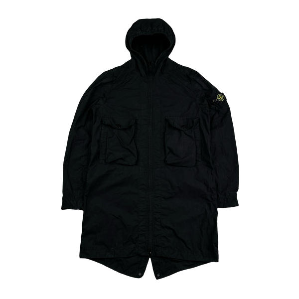 Stone Island 2020 Black Junior Lightweight Polycotton Jacket - Age 14