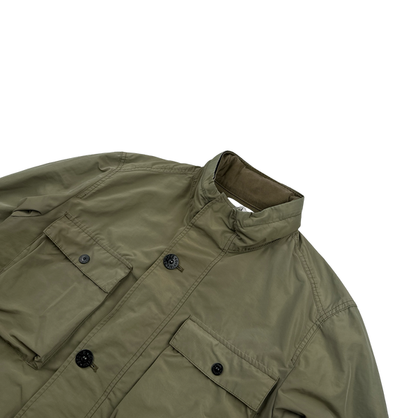 Stone Island 2017 Garment Dyed Micro Reps Field Jacket - Large