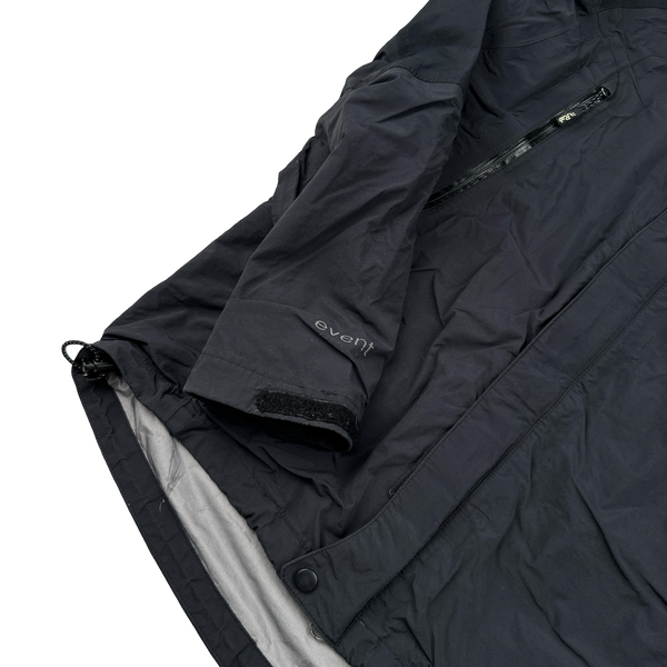 RAB Black Event Zipped Waterproof Rain Jacket - Small