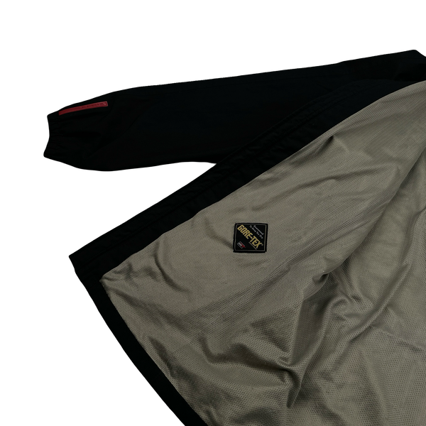 Prada Black Gore-Tex Red Tab Parka Jacket - Large