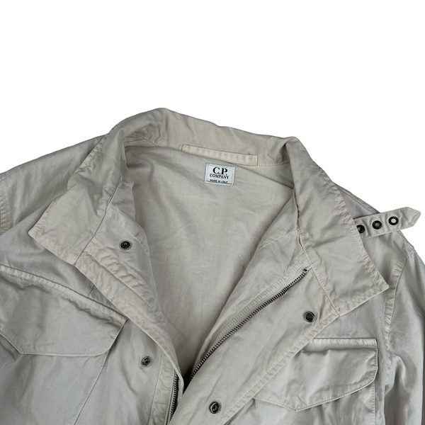 CP Company Vintage Off White  Buckle Multi Pocket Jacket - Large