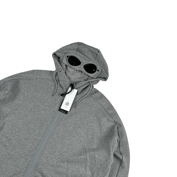 CP Company Grey Cotton Goggle Hoodie - XS & XXL