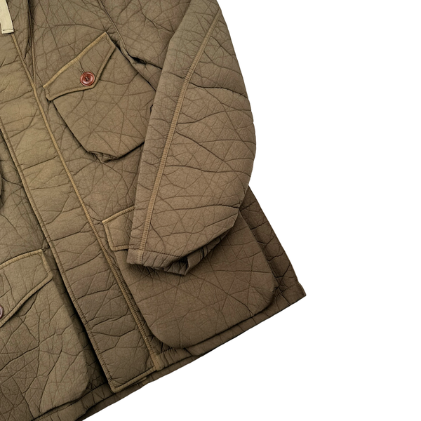 CP Company Beige MTP Liner Hooded Multi Pocket Jacket