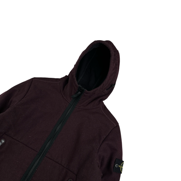 Stone Island 2017 Burgundy Panno R 4L Stretch Jacket - Small