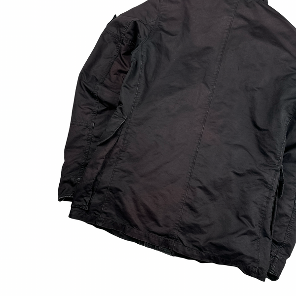 Stone Island Washed Black 2009 David TC Field Jacket - Medium