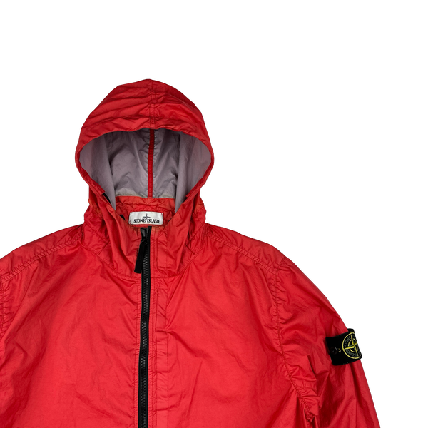 Stone Island 2019 Red Membrana TC 3L Hooded Jacket - XL