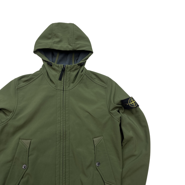 Stone Island 2014 Khaki Soft Shell R Jacket - Small