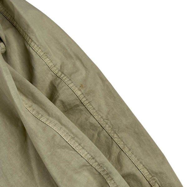 Stone Island 2021 Beige Cotton Overshirt - Small