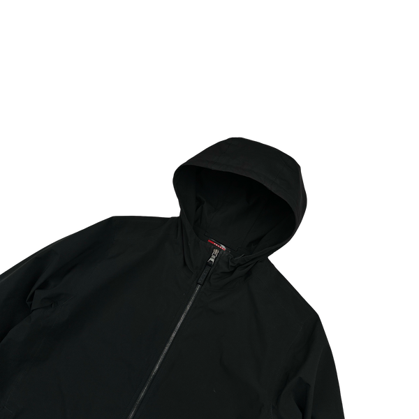 Prada Black Gore-Tex Red Tab Parka Jacket - 3XL