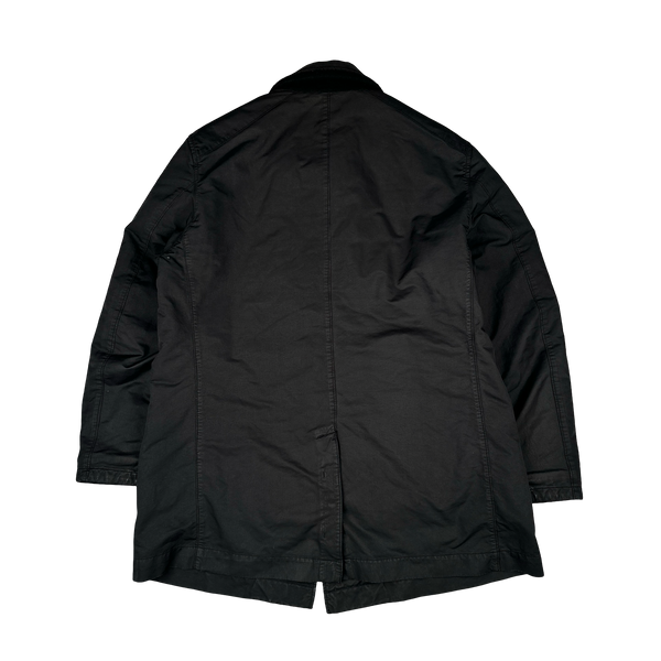 Stone Island 2017 Charcoal Grey David TC Primaloft Lined Long Jacket -3XL
