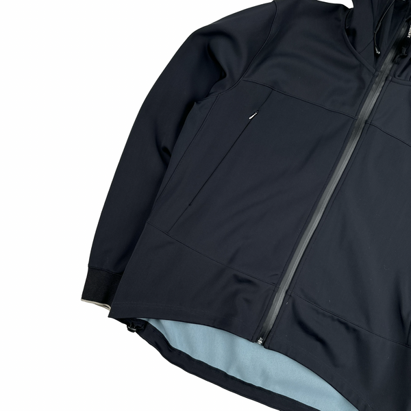 CP Company Navy Light Blue Lining Elastane Blend Goggle Jacket - XL