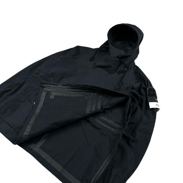 Stone Island 2022 Navy Ghost O-Venile Pullover Smock Jacket - Medium
