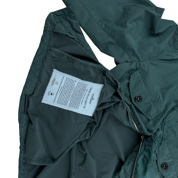 Stone Island 2018 Green David Tela Light TC Jacket - Small