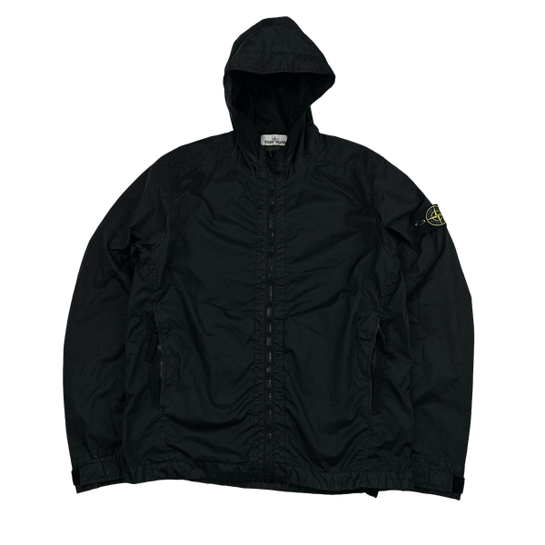 Stone Island 2017 Black Membrana 3L TC Rain Jacket - Large