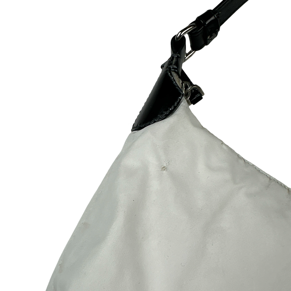Prada White Nylon Womens Small Handbag
