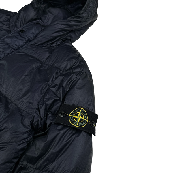 Stone Island 2012 Navy Garment Dyed Puffer Jacket - Large