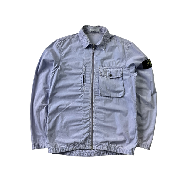 Stone Island 2019 Lilac Cotton Overshirt - Small