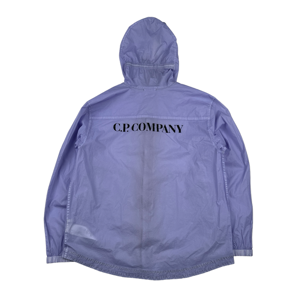 CP Company Lilac Lightweight Nylon Spellout Jacket - Small