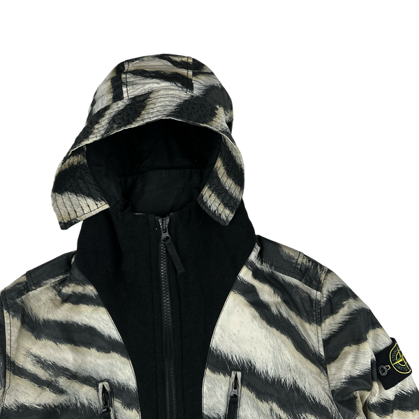 Stone Island 2018 White Tiger Camo 50 Fili Primaloft Jacket  - Medium