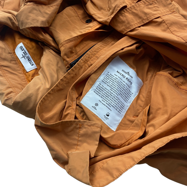 Stone Island 2016 Peach Micro Reps Trench Jacket - Medium