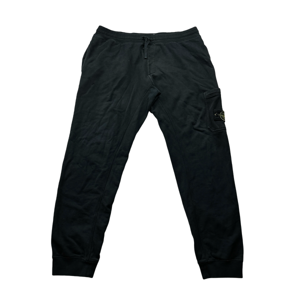 Stone Island 2016 Black Cotton Cargo Joggers - 3XL