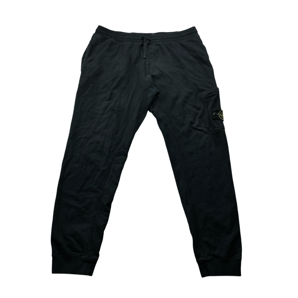 Stone Island 2016 Black Cotton Cargo Joggers - 3XL