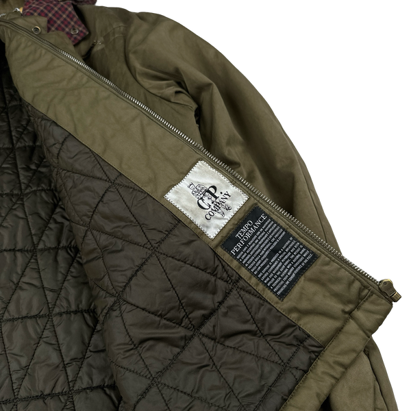 CP Company 2010 Tempo Performance Plaid Goggle Jacket - XL