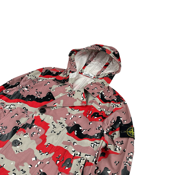 Stone Island 2020 3C+PU Desert Camo Jacket - Small