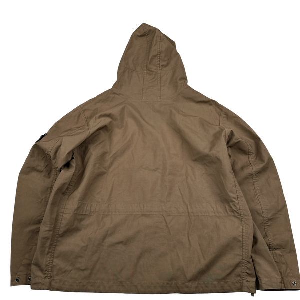 Stone Island 2000 Brown Resin Speciali Vintage Jacket - XL
