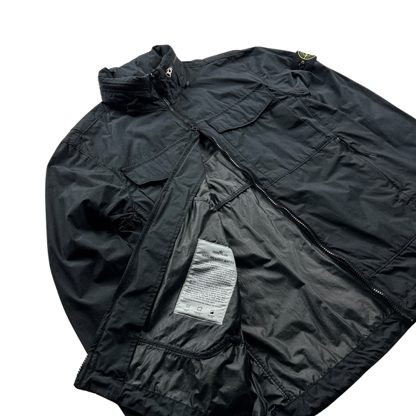 Stone Island Black Naslan Light Watro Jacket - Medium